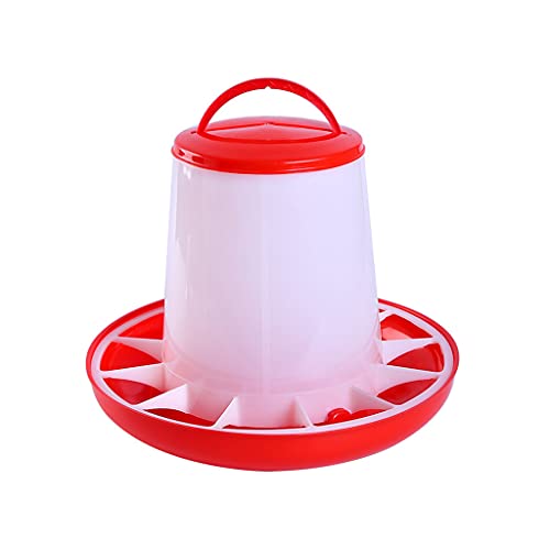 Chick Feeder and Waterer Set, 1L Baby Chicken Waterer Feeder, Baby Chicken Starter Kit, Hanging Poultry Drinker Quail Feeder, Small Coop Water Dispenser for Chickens, Turkeys, Ducks (3KG Feeder) - color: 3KG Feeder