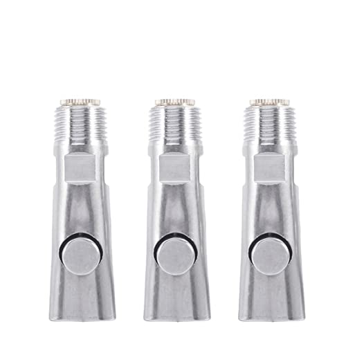 1/2" Stainless Steel Automatic Pig Nipple Water Drinker Feeder Waterer for Piglets, Growers Pack of 5pcs (type5) - size: type5
