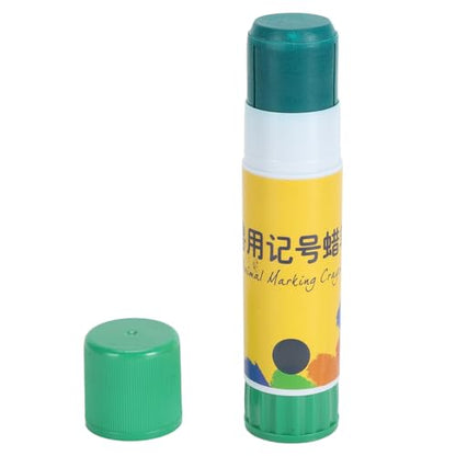Livestock Marker, and Pencil for Pigs, Sheep, Cows, Cattle, Marking Accessories for Use in The Veterinary Industry, 24 Pieces (Green)