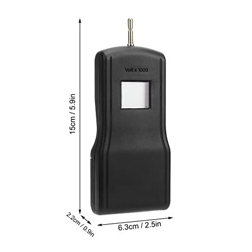 Digital Electrical Fence Voltage Tester, Voltmeter High Voltage Range up 200 15000V, Fence Voltage Tester with Large 15KV LCD Display for Farm Garde(Black), Electric Fence Charger Tester Voltage