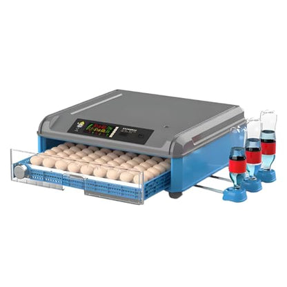 Egg Incubator with Automatic Turning and Humidity Control, Digital Display for Hatching Chicken, Duck, and Quail Eggs - Adjustable 300 Egg Capacity - size: 100