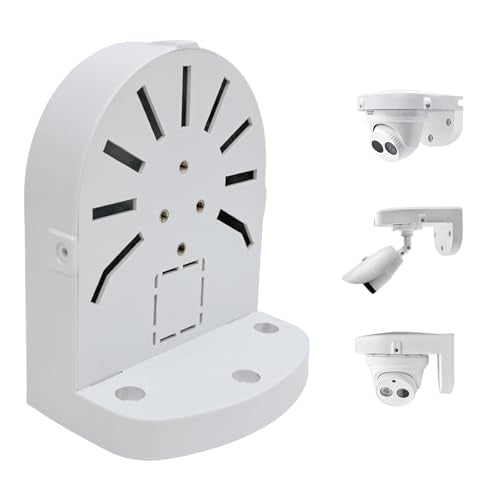 Indoor Outdoor Camera Bracket ABS Plastic Wall Mount L-Shaped Bracket for Security Dome IP Camera Mounting, Junction Box Cable Management (2.5in-SL-1PACK) - style: 2.5in-SL-1PACK