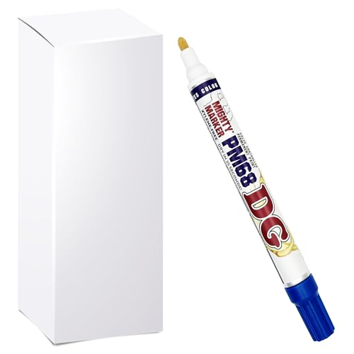 PM-68 DG Paint Markers, Heavy Duty Industrial Paint Markers, Ketone-Based, Xylene Free, Quick Dry, Degrease Resistant, Made in USA – Bulk Packs for Business Use, Blue 12 Box - color: Blue