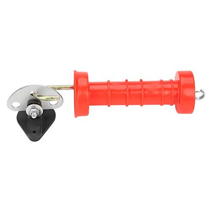 10 Pack Insulated Electric Fence Handles, Spring Loaded, Weather Stainless Steel, Safe and Convenient for Farm Gates, Electric Fencing