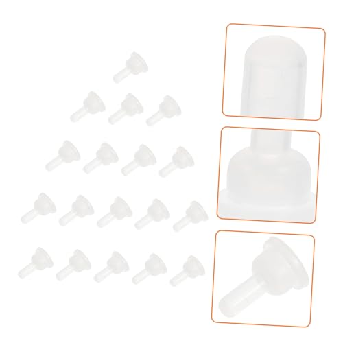 40pcs Silicone Pet Nurser Nipples Replacement Pacifiers for Small Animals for Rabbits and Chinchillas Soft and Safe Feeding Accessories