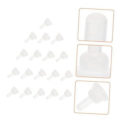 40pcs Silicone Pet Nurser Nipples Replacement Pacifiers for Small Animals for Rabbits and Chinchillas Soft and Safe Feeding Accessories