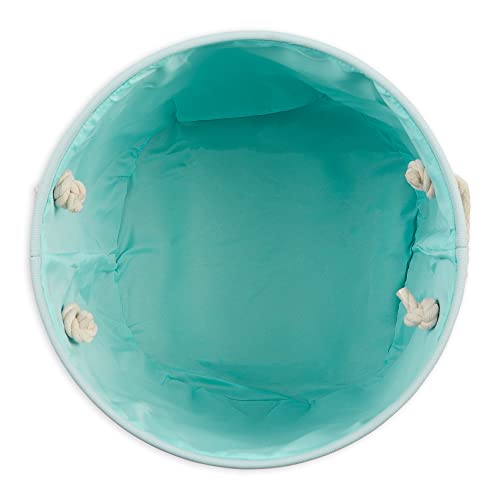 Bone Dry Pet Storage Collection Collapsible Bin, Medium Round, Aqua - color: Aqua, size: Medium Round