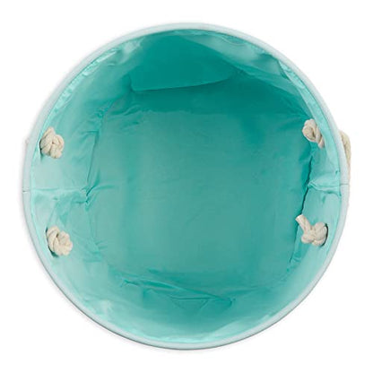 Bone Dry Pet Storage Collection Collapsible Bin, Medium Round, Aqua - color: Aqua, size: Medium Round