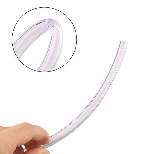 Clear Vinyl Tubing – 1/4'' ID 3/8'' OD PVC Tube Food Grade Flexible Plastic Pipe Hose for Homebrewing, Siphon Pump 30.5 Meters(100ft) Length - size: 1/4" 3/8", style: 100 Feet