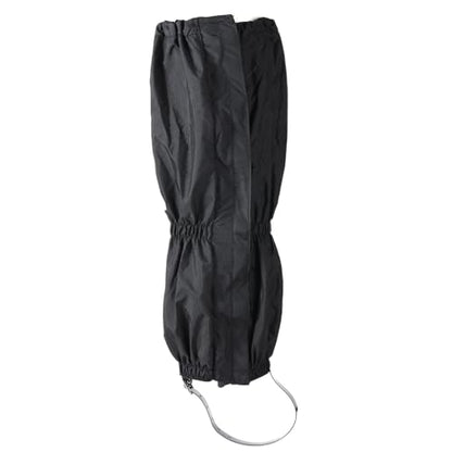 Alomejor Reflective Leg Gaiters, Rainproof Taslon Hiking Gear with Adjustable Ankle Protection and TPU Reinforced Bottom for Men and Women