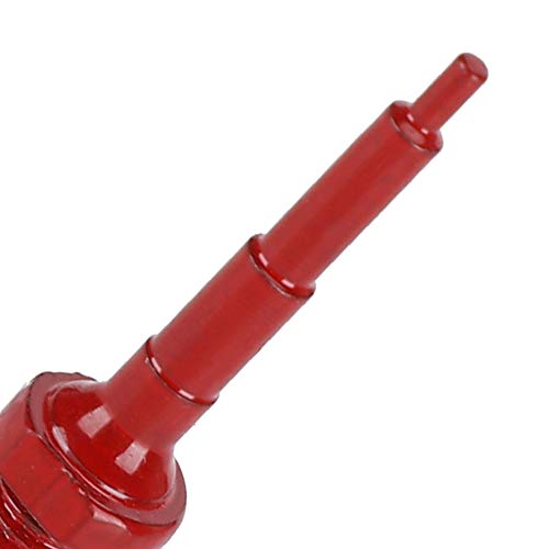 SYH&AQYE 2 PCS Lightweight Ear Tag Nail, Stainless Steel Tagger Needle Clamp Pin, Longer Life, Strong Durable Marking Tools Ear Tagger Accesories for Pigs, Sheep, Cattle(Red)