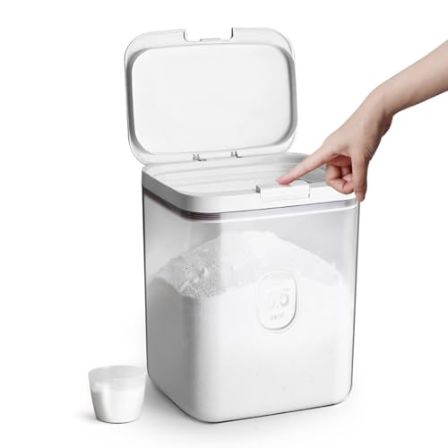 Flour Container - 5.5 L /5.81qt/5kg Large Flour Dispenser Keep Your Flour Fresh and Dry Easily with Kitchen Essential - color: 5.5 L