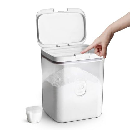 Flour Container - 5.5 L /5.81qt/5kg Large Flour Dispenser Keep Your Flour Fresh and Dry Easily with Kitchen Essential - color: 5.5 L
