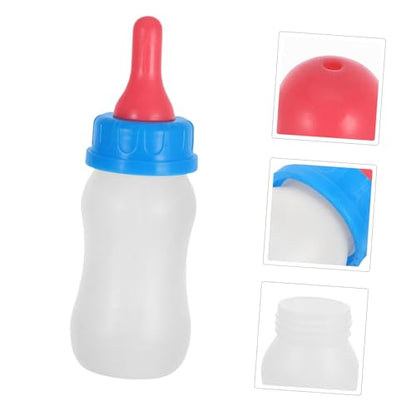 4pcs Robust Livestock Milk Feeders for Calf Lamb Piglet Easy to Clean Feeding Bottles