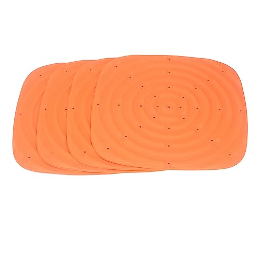 4pcs Chicken Nest Mat, Washable Poultry Nesting Box Pads PVC Water Proof Egg Collector Protector Liners for Laying Eggs Chicken Coop (Orange) - color: Orange