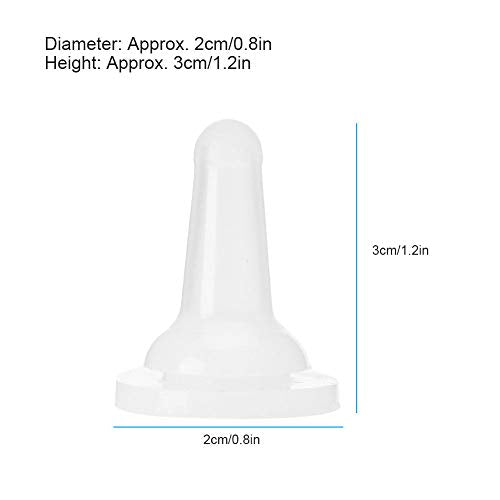 Pet Feeding Bottle Nipple, 15Pcs Silicone Baby Cat Dog Milk Nursing Bottle Nipple, Soft Nurse Feeding Bottle Feeder Nipple Accessory, for Dog Puppy Cat Kitten