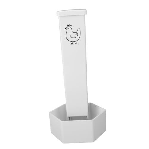SUNGOOYUE Chicken Feeder, Large Capacity, Durable ABS Material, Hanging Feeder for 6 Chickens for Outdoor Use