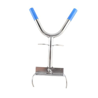 Gavigain Piglet Castration Rack Dual Hook Wall Mounted Stainless Steel Pig Castration Fixed Holder for Livestock Farm