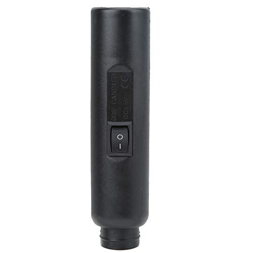 SUNGOOYUE LED Light Egg Candler Tester Plastic Rechargeable Egg Tester Light 15cm Portable Flashlight for Chicken Monitoring in Home Incubator Hatchery Use