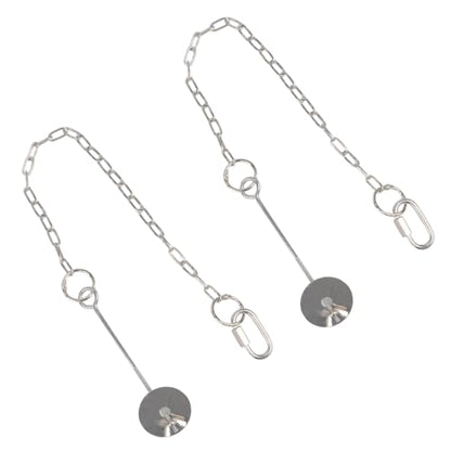 Stainless Steel Hanging Chicken Feeders with Adjustable Chain and Vegetable Skewers for Bird Cage Enrichment and Foraging Foraging Toy - size: S