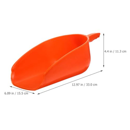 balacoo 2pcs Reusable Shovel Ergonomic Handheld Garden Scoop for Poultry Thicken Design for Easy Cleaning and Comfortable Use Lightweight Farm Tool for Livestock Feeding