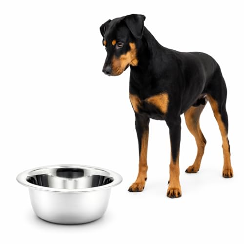Stainless Steel Dog and Cat Bowls, Replacement Bowl for Pets (50oz) - size: 50oz
