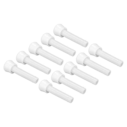 10-Pack Cow Milking Machine Liners, Food Grade Silicone Teat Cup Replacement Parts, Universal Fit, Gentle Suction for Cattle