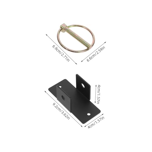 Yardwe Heavy Duty Livestock Bucket Hanger with Quick Release and Pin, Steel Water Bucket Hook for Goats and Slow Hay Bags, for Utility Needs and Stalls in Barns and Horse Stables