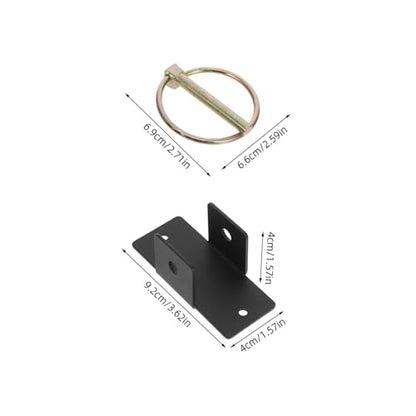 VILLCASE Heavy Duty Steel Horse Stall Bucket Hooks Featuring Safety Pin Design for Use in Horse Stables and Garages