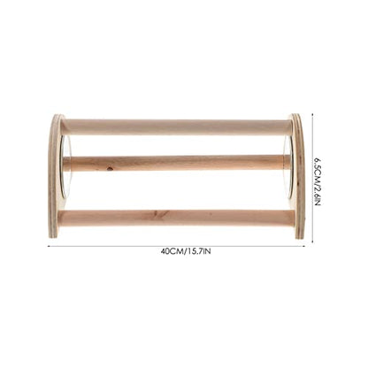 Chicken Roosting Perch Wooden Stand for Coop and Brooder Easy to Roost Bar Comfortable Resting Place for Chicks and Birds
