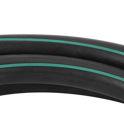 Black Rubber Tubing, Flexible Food Grade Milk Hose, 3 M Length Milk Pipe for Cow or at Milking Machines