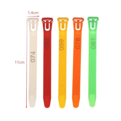 Adjustable Chicken Leg Bands 500Pcs Adjustable Chicken Leg Bands, 5-Color Reusable Poultry Marking Rings for Flock Tracking & Management, Durable(Green) - color: Green