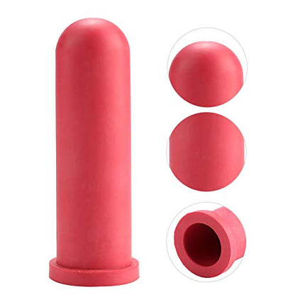 Alomejor Nipple, Calf Milk Soft Rubber Feeding Nipple with Bionic Design 10cm for Calves and Small Animals Sucking Speed