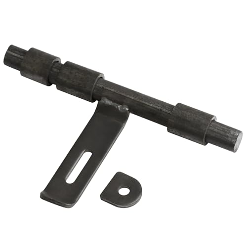 2 Pack 12" Weld On Slide Bolt, Heavy Duty Weldable Gate Barrel Latch for Metal Barn Fence Door, Trailer