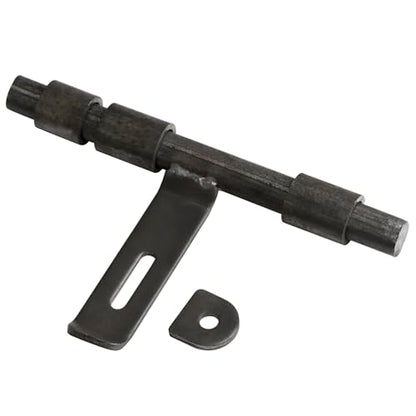 2 Pack 12" Weld On Slide Bolt, Heavy Duty Weldable Gate Barrel Latch for Metal Barn Fence Door, Trailer