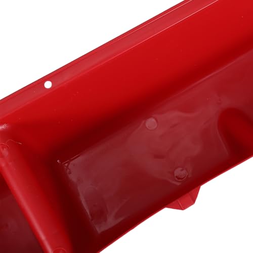 4PCS Livestock Feeder Trough - Wall Mounted Livestock Hay Rack - Divided Chicken Feed and Water Box - Farm Animal Feeding Tray for Goats Sheep Rabbit