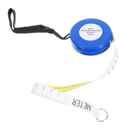 2.5m Cattle Weight Tape Measure for Livestock Goat and Horse Girth Measurement Sturdy Soft Tape for Accurate Weight Assessment of Cows and Pigs Style