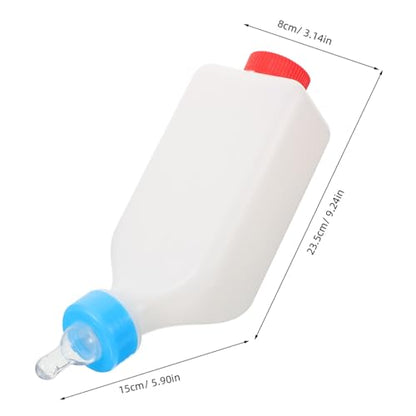 BESPORTBLE 2pcs Little Livestock Milk Bottle Calf Nursing Bottle Reusable Animal Feeding Milk Container