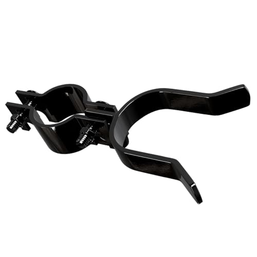 1-3/8" x 4" Chain Link Fence Gate Fork Latch - Fence Gate Latch - Galvanized Fence Gate Latch with Hole for Padlock, Chain Link Gate Latch (Black, 1-3/8" x 4") - color: Black, size: 1-3/8" x 4"