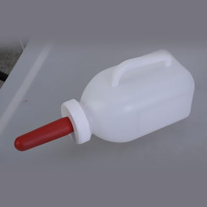 Calf Nursing Bottle 1-5L Large Capacity with Nipple and Handle Livestock Tool Easy Feeding Tool Farm Equipment Bottle - color: 2 Liters