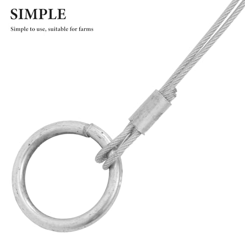 balacoo Pig Birthing Assistance Tool with Ergonomic Handle and Adjustable Wire for Safe Sow Livestock Equipment 30.70X20.07X1.57In