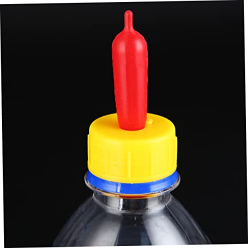 Toyvian 12pcs Lamb Feeding Bottle Nipples Soft Rubber Pacifier Animal Nursing Bottles Nipples Bite Resistant Replacement for Piglet Sheep Calf Newborn Livestock