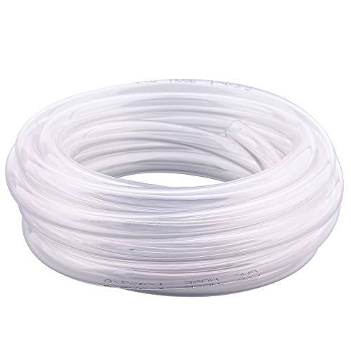 DERNORD PVC Tubing 1/4"ID X 3/8"OD Flexible Clear Vinyl Hose 10 Feet for Food Grade - size: 10 Feet, style: 1/4"ID X 3/8"OD