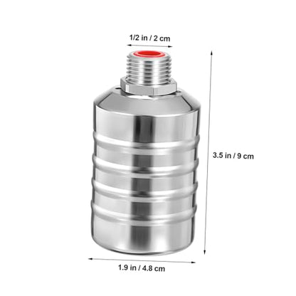 2pcs Automatic Water Bowl Float Valve Stainless Steel Water Float Valve for Fountain