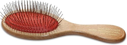 Mars Coat King Professional Grooming Brush for Dog and Cats. (8.5", 1" Stainless Steel Pins) - color: 1 " stainless steel Pins, size: 8.5"