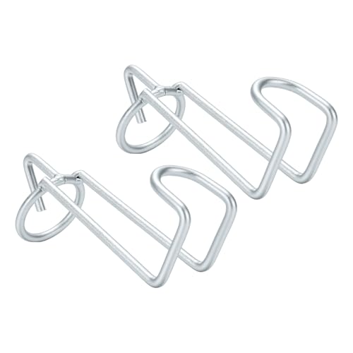 2PCS Feed Bucket Hooks, Weather Proof Stall Hooks for Barn Fence Stable Livestock Accessories for Garage Utility Room