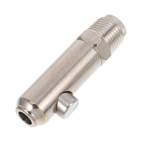 TOYANDONA -Splash Stainless Steel Pig Nipple Drinker Automatic Watering Nozzle for Heavy-Duty Livestock Waterer for Farm Use Splashproof Design for Clean Bedding