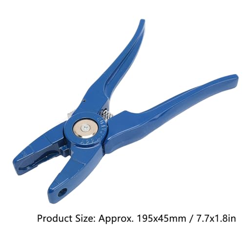 FLEXMAN Livestock Ear Tag Applicator, Aluminum Livestock Ear Tag Pliers, Universal Cattle Ear Tagger Ear Tag Puncher Pliers, Cattle Ear Tagger for Cattle, Pigs, Sheep