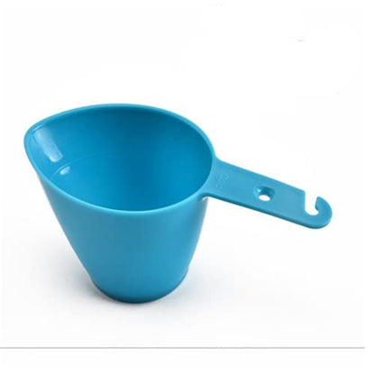 4 Pack/Set Pet Food Plastic Measuring Cup, Pet Measuring Food Spoon for Dog,Cat and Bird Food(Random Color)