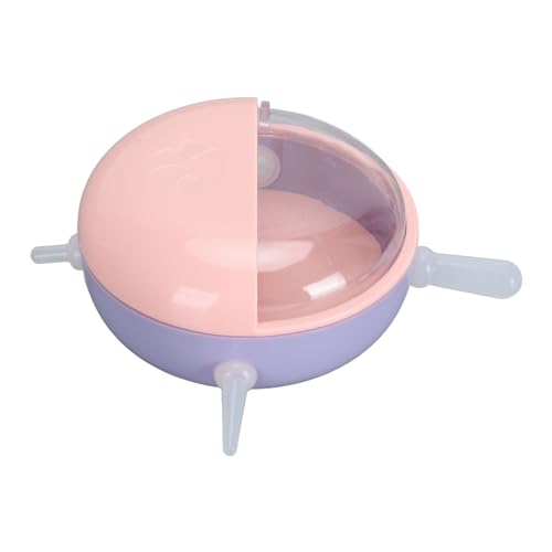 FILFEEL Pet Milk Feeder Bowl with 5 Nipples and Lid, Silicone Nursing Bottle for Puppies Kittens, Breastfeeding Device Newborn Small Animals, Roseate - color: Roseate